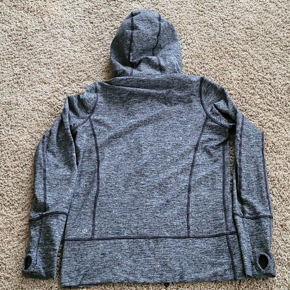 Lululemon Gray Purple Stride Jacket Size 8 - Picture 10 of 11